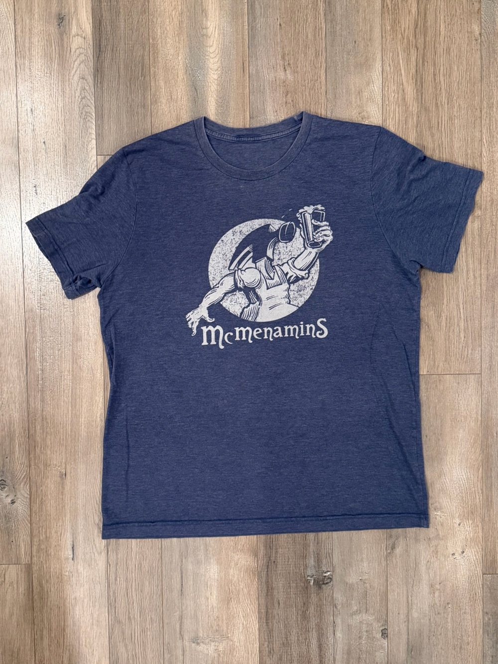 McMenamins Hammer Head Beer - Navy Graphic T-Shirt